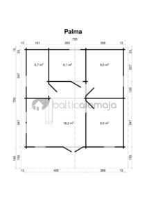 Log house Palma 52 m2 - Image 2