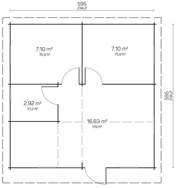 Abri de jardin Alberche 28 – Image 3