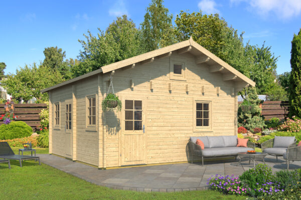 Log house Andorra 50m2 with a sleeping loft - Image 1