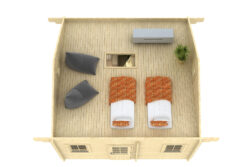 Log house Andorra 50m2 with a sleeping loft - Image 2