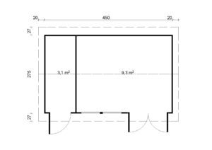 Prefabricated garden house Andrea - Image 2