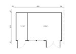 Casa de jardim Andrea, porta e janela com uma unidade envidraçada - Image 2