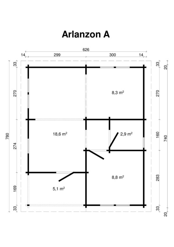 Freesprussmaja Arlanzon A 44 m2 - Image 3