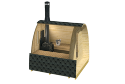 Cabine de sauna Bianca avec 1 piÃƒÂ¨ce 238 x 250 cm – Image 2