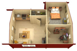 Log house Cervino 41 m2 - Image 2