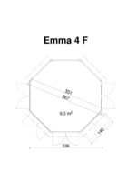 Aiapaviljon Emma 4F, uks ja aknad klaaspaketiga - Image 2