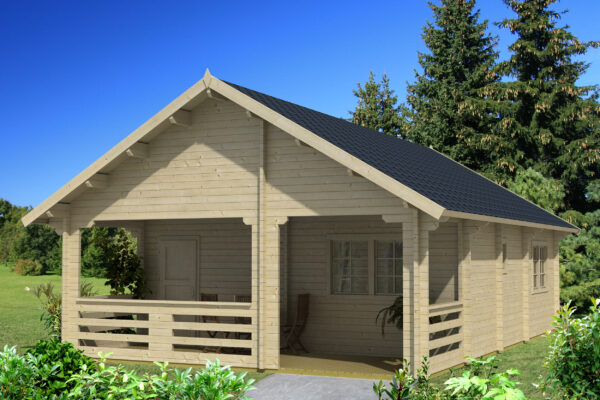 Chalet en madriers Europa 60 m2 – Image 1