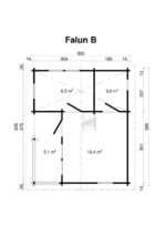 Aiamaja Falun B 70 magamislavatsiga - Image 2