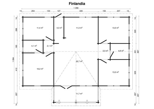 Log house Finlandia 130 m2 - Image 2