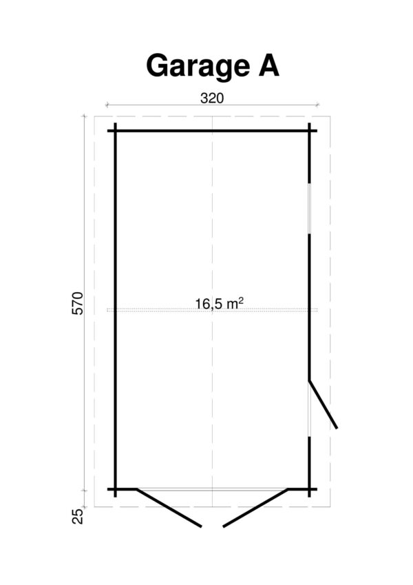 Puurakenteinen autotalli A, lasiruudullinen ovi ja ikkunapaketti - Image 2