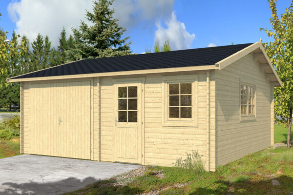 Timber garage Mikkeli, 70 mm - Image 1