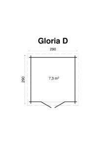 Garden house Gloria D 28 mm - Image 2