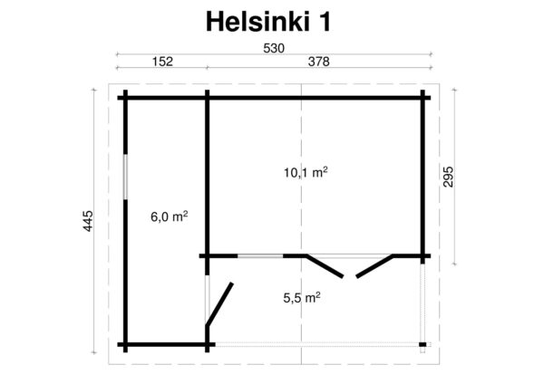 Casa de jardim Helsinki 70 mm - Image 3