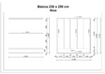 Sauna Bianca com 1 divisão 238 x 250 cm - Image 3