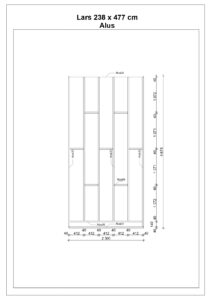 Sauna pod Lars con 2 locali 238 x 477 cm - immagine 4