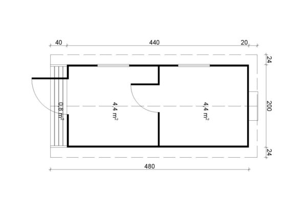 Kärusaun Maxi sauna ja puhkeruumiga - Image 2