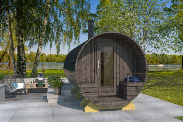 Sauna barril Kemi ÃƒËœ 210 x 400 cm - Image 2