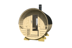 Barrel sauna Kerava Ø 210 x 267 cm - Image 3