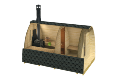 Sauna pod Kris con 2 locali 238 x 387 cm - immagine 3