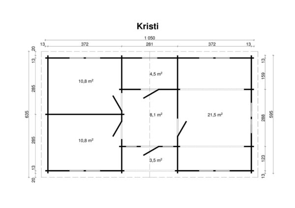 Freesprussmaja Kristi 60 m2 - Image 3
