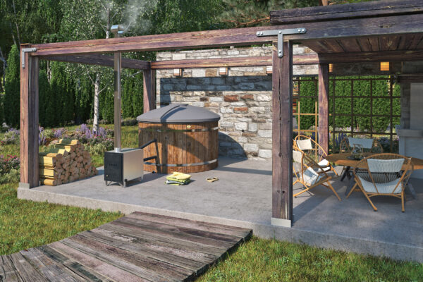 Hot tub Standard, ÃƒËœ 180 grey, with a lid - Image 2