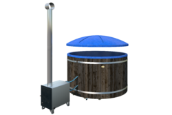 Hot tub Premium, Ø 207 with a blue granite lid - Image 3