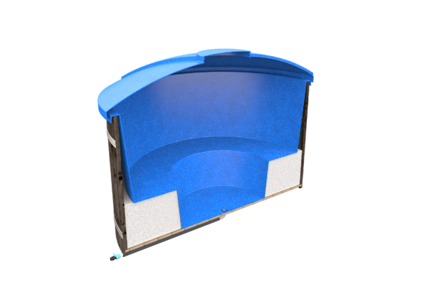 Hot tub Standard, ÃƒËœ 180 blue, with a lid - Image 2