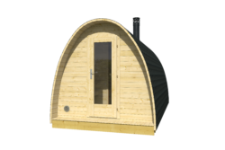 Sauna pod Lars con 2 locali 238 x 477 cm - immagine 3