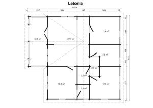 Baita Letonia 97 m2 - immagine 2