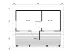 Sauna pré-fabricada Moderni 15 com terraço e sala de descanso - Image 2