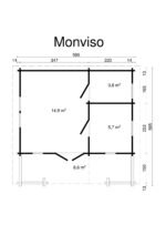 Casa de madeira Monviso 33 m2 - Image 4