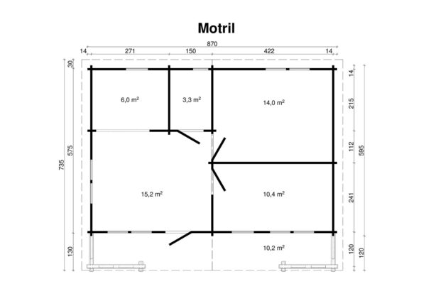 Log house Motril 50 m2 - Image 2