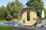 Sauna barril Nokia Ø 240 x 267 cm - Image 4