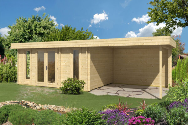 Oriental 5 with an awning, door and windows with a glazed unit - Image 1