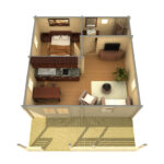 Casa de madeira Petra 46,9 m2 - Image 3