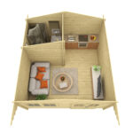 Abri de jardin avec salle de bain Rams – Image 2