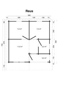 Log house Reus 33 m2 - Image 3