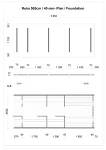 Barrel sauna Ruka Ø 240 x 565 cm - Image 4