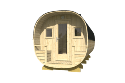 Barrel sauna Ruka Ø 240 x 565 cm - Image 2