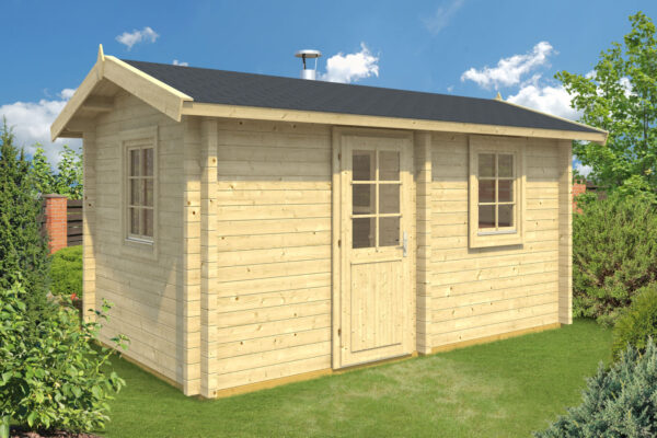 Prefabricated sauna Piha-Tuuri 11 with a rest room - Image 1