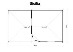 Casetta da giardino Sicilia, porta e finestre con vetrata - immagine 3