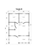 Freesprussmaja Toledo B 58m2 magamislavatsiga - Image 3
