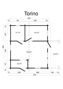 Baita Torino 34,2 m2 - immagine 3