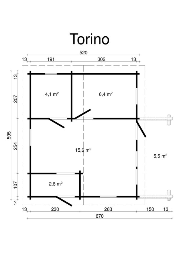 Baita Torino 34,2 m2 - immagine 3