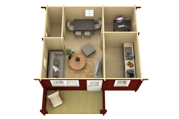 Baita Torino 34,2 m2 - immagine 2
