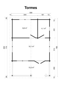 Log house Tormes 39 m2 - Image 2
