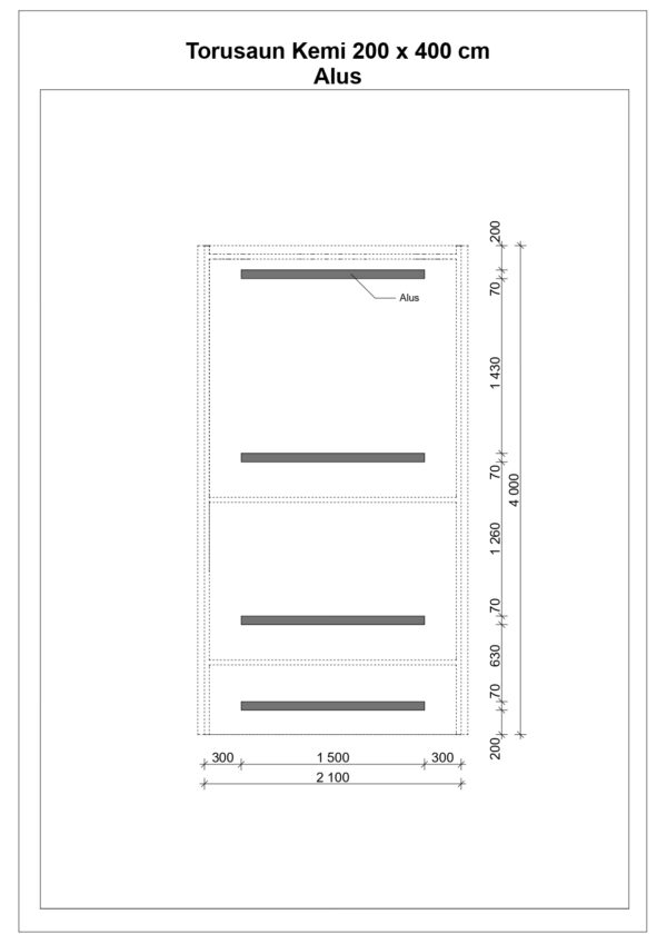 Sauna barril Kemi ÃƒËœ 210 x 400 cm - Image 5
