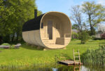 Sauna barril Turku Ø 240 x 447 cm - Image 3