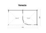 Aiamaja Venezia, uks ja aknad klaaspaketiga - Image 2