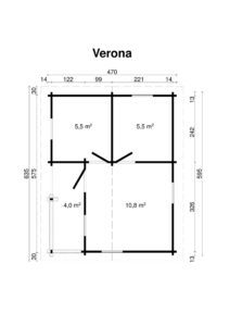 Log house Verona 26 m2 - Image 2